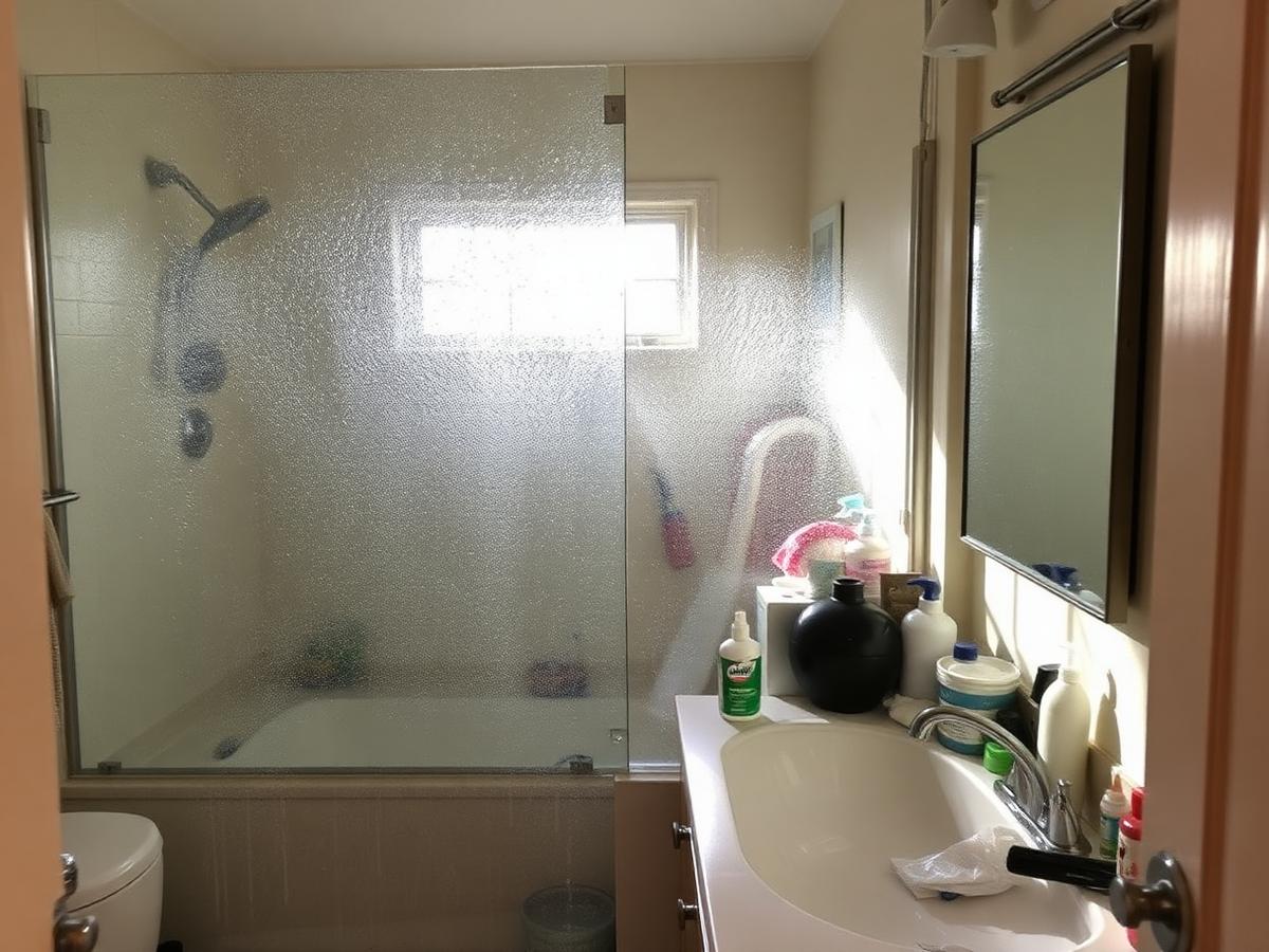 Ensuite Bathroom before cleaning